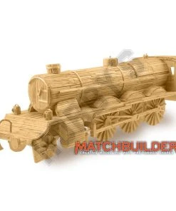 Matchbuilder Locomotive Matchstick Model