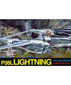Guillow 1/16 Lockheed P-38L Lightning Balsa Model Kit