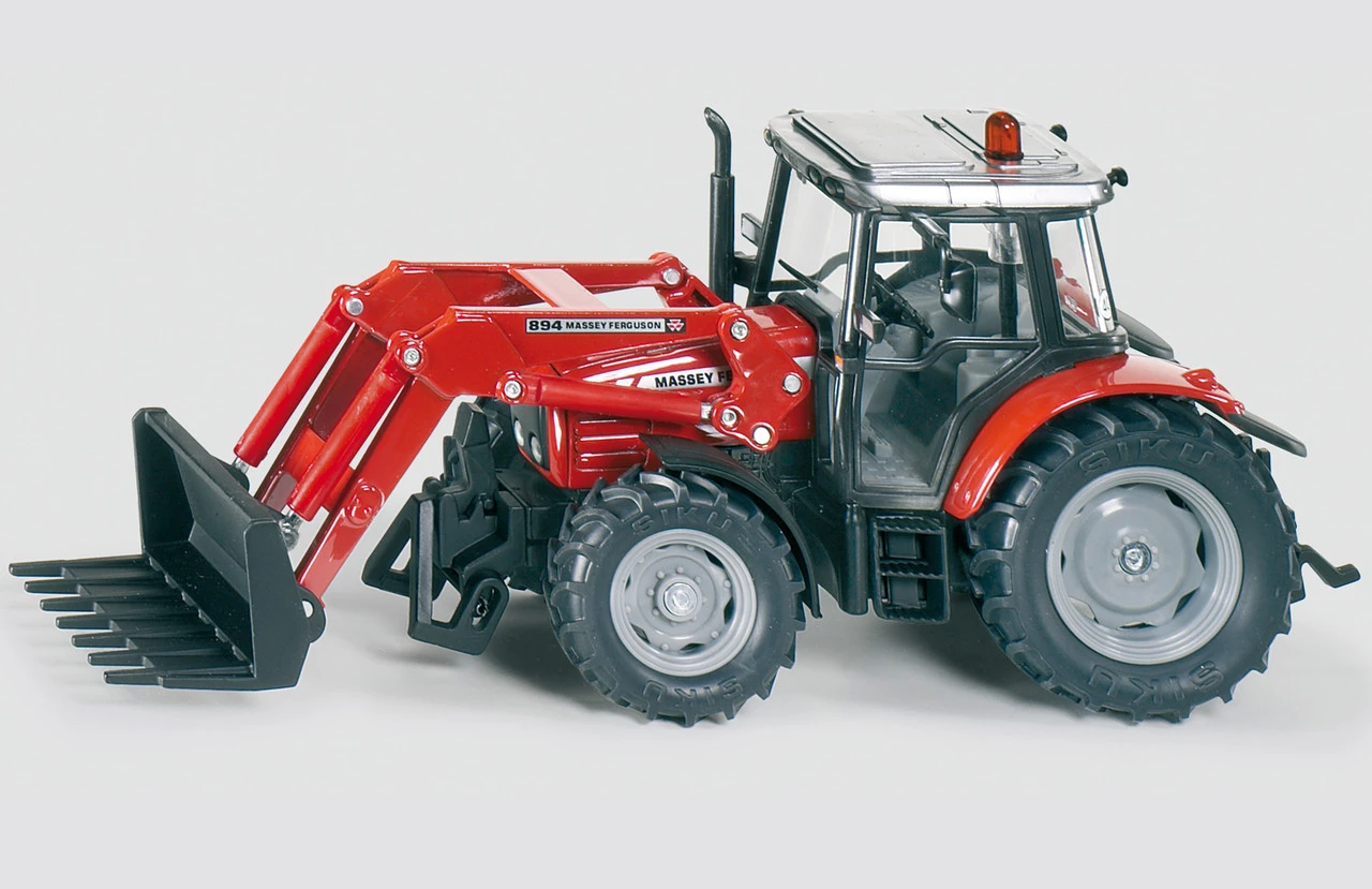 Siku 1/32 Massey Ferguson Tractor With Front Loader 1 Siku 1/32 Massey Ferguson Tractor With Front Loader
