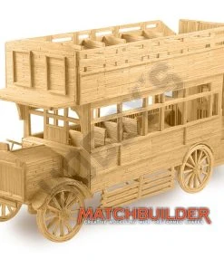 Matchbuilder Bus Matchstick Model
