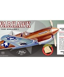 Guillow 1/16 Curtiss P-40 Warhawk Balsa Model Kit