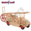 Matchcraft Fire Engine With Ladder Matchstick Model