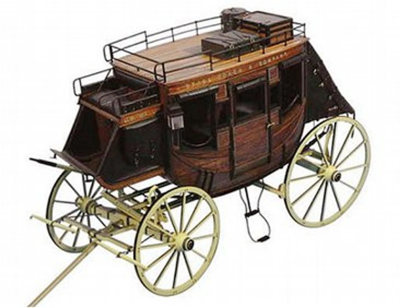 Artesania Latina 1/10 US Stage Coach 1848 Wooden Model Kit 1 Artesania Latina 1/10 US Stage Coach 1848 Wooden Model Kit