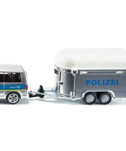 Siku 1/55 Police With Horsebox Diecast Model