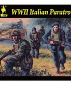 Caesar Miniatures 1/72 WWII Italian Paratroopers Model Figures
