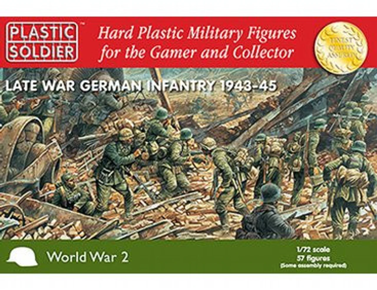 Plastic Soldier Company 1/72 German Infantry Late War 1 Plastic Soldier Company 1/72 German Infantry Late War