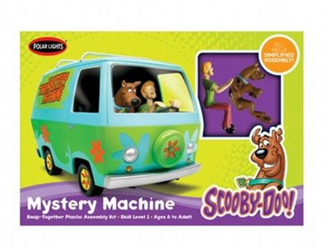 Polar Lights 1/25 Scooby Doo Mystery Machine Snap Kit 1 Polar Lights 1/25 Scooby Doo Mystery Machine Snap Kit