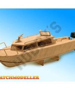 Matchmaker Cabin Cruiser Matchstick Model