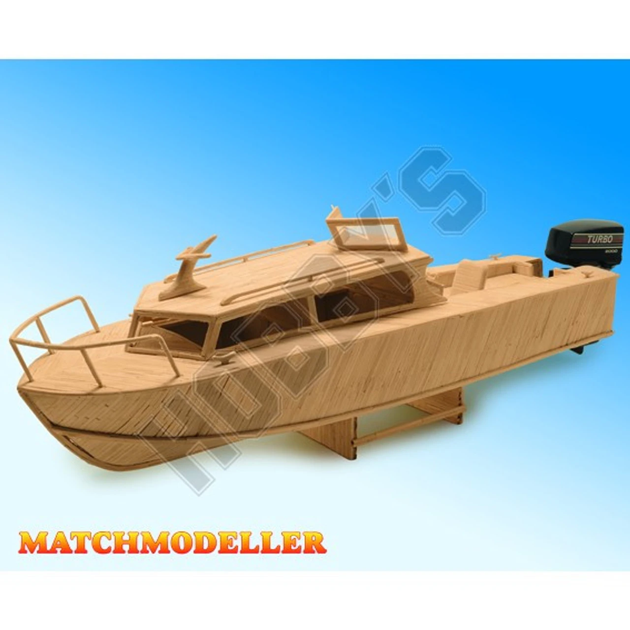 Matchmaker Cabin Cruiser Matchstick Model 1 Matchmaker Cabin Cruiser Matchstick Model