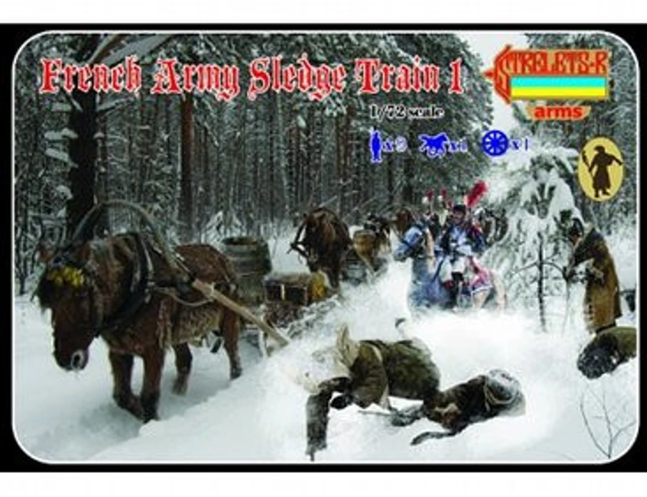 Strelets 1/72 French Army Sledge Train 1 1 Strelets 1/72 French Army Sledge Train 1
