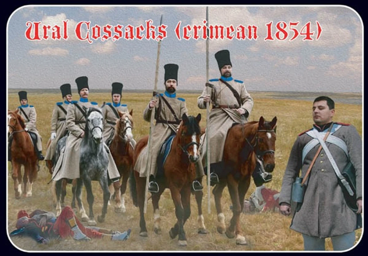 Strelets 1/72 Ural Cossacks Crimea 1854 Model Figures 1 Strelets 1/72 Ural Cossacks Crimea 1854 Model Figures