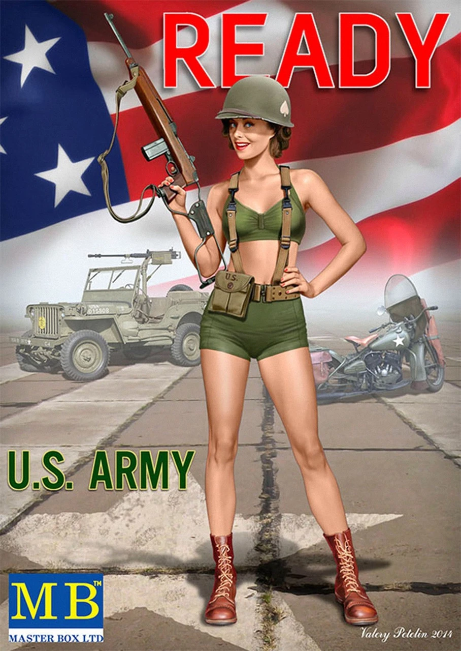 Master Box 1/24 Pin-Up Series Kit 3 Alice Model Figure 1 Master Box 1/24 Pin-Up Series Kit 3 Alice Model Figure