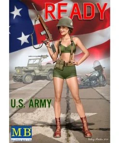 Alternative view of Master Box 1/24 Pin-Up Series Kit 3 Alice Model Figure