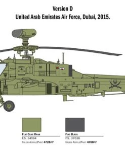 Italeri 1/48 Boeing AH-64D Apache Longbow RAF -Games Workshop shop 296973 02609.1676904512
