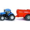 Siku 1/50 New Holland With Single Axle Tanker Diecast Model