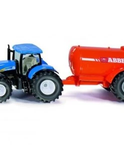 Siku 1/50 New Holland With Single Axle Tanker Diecast Model