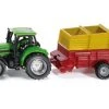 Siku 1/87 Deutz With Pottinger Loader Wagon Diecast Model