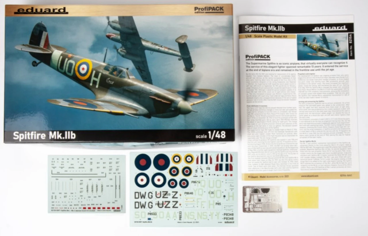 Eduard 1/48 Supermarine Spitfire Mk.II Profipack Model Kit 2 Eduard 1/48 Supermarine Spitfire Mk.II Profipack Model Kit - Image 2