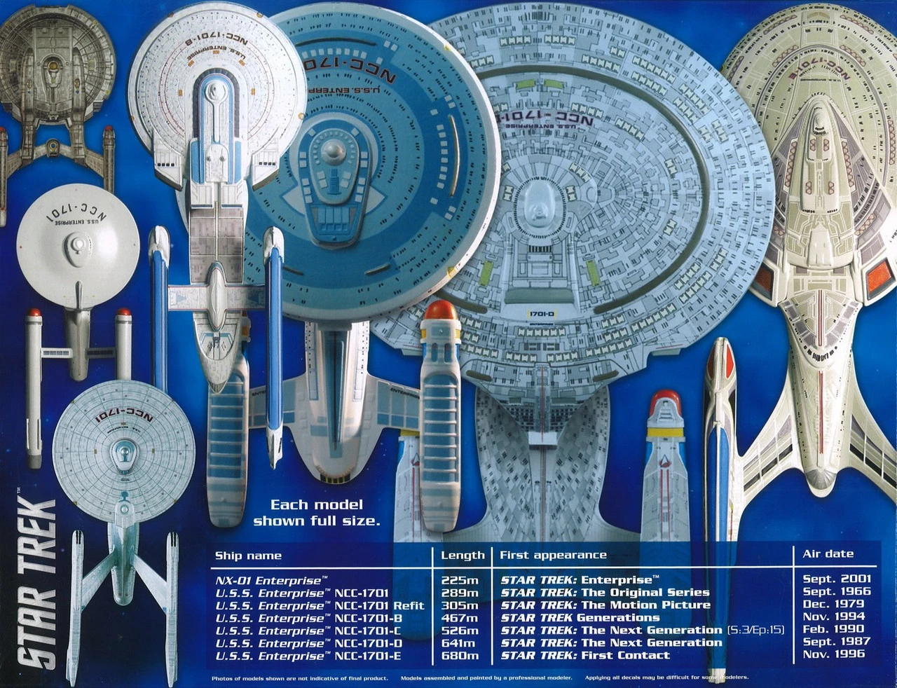 AMT Models 1/2500 Star Trek USS Enterprise Box Set 2 AMT Models 1/2500 Star Trek USS Enterprise Box Set - Image 2