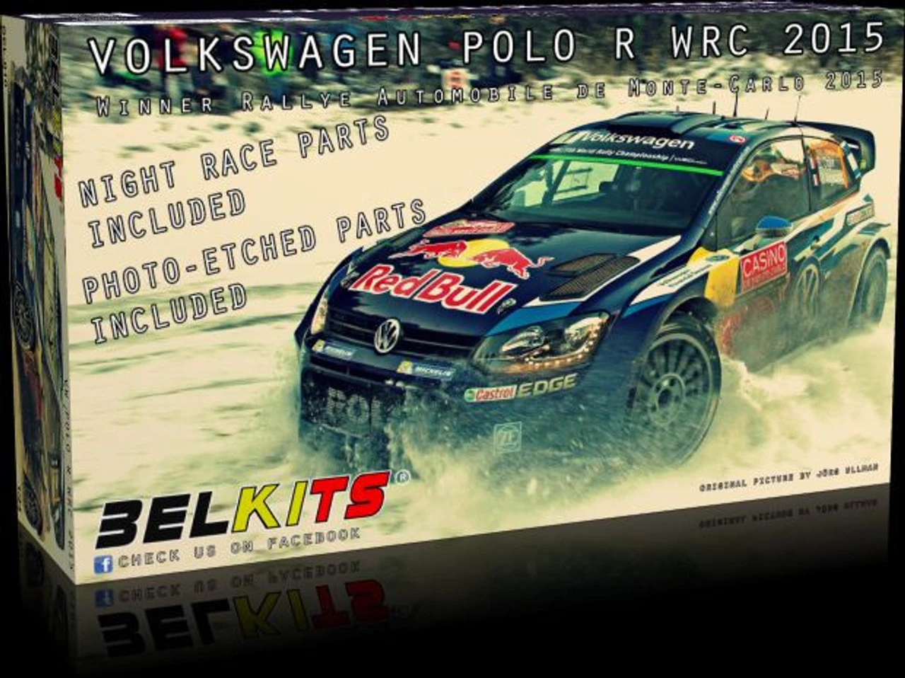 Belkits 1/24 VW Polo R Red Bull WRC 2015 Model Kit 1 Belkits 1/24 VW Polo R Red Bull WRC 2015 Model Kit