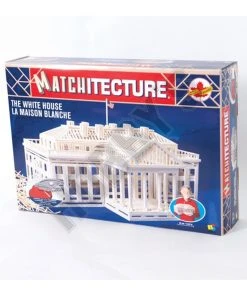 Matchitecture White House Matchstick Model