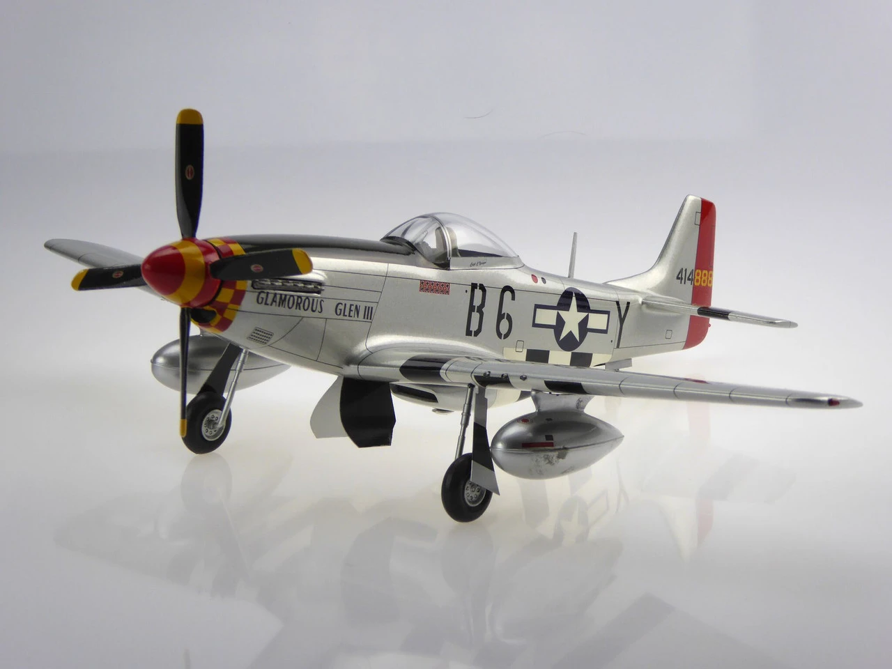 Bravo Delta Models P-51 Glamorous Glen Gear Down Clear Canopy 2 Bravo Delta Models P-51 Glamorous Glen Gear Down Clear Canopy - Image 2