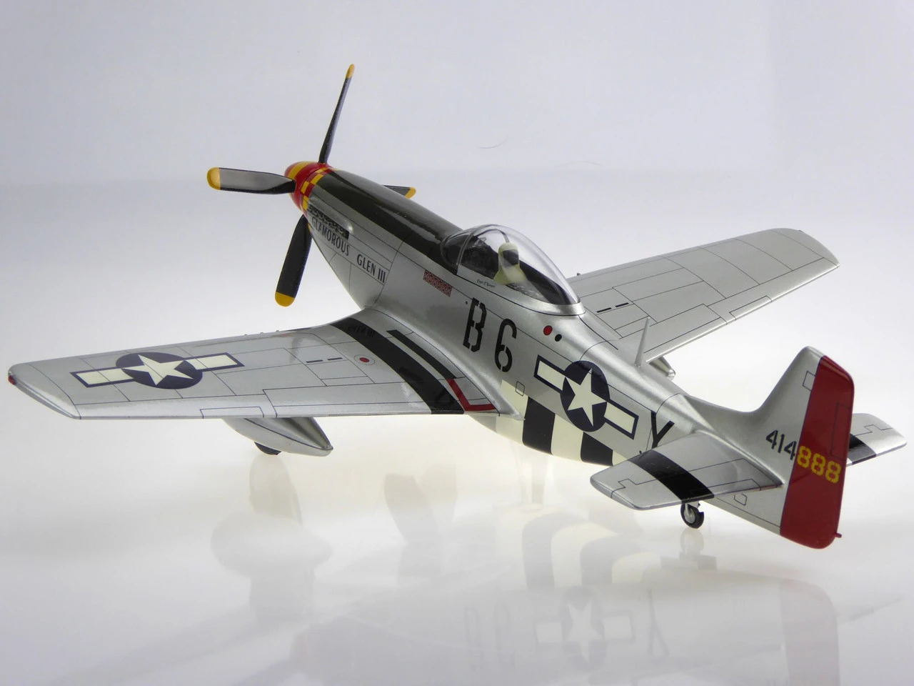 Bravo Delta Models P-51 Glamorous Glen Gear Down Clear Canopy 5 Bravo Delta Models P-51 Glamorous Glen Gear Down Clear Canopy - Image 5