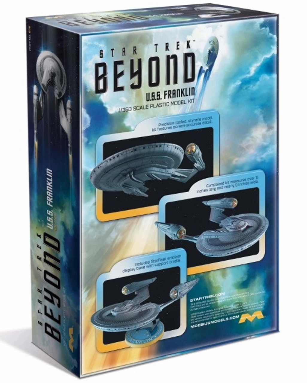 Moebius Models 1/350 Star Trek Beyond USS Franklin Kit 4 Moebius Models 1/350 Star Trek Beyond USS Franklin Kit - Image 4