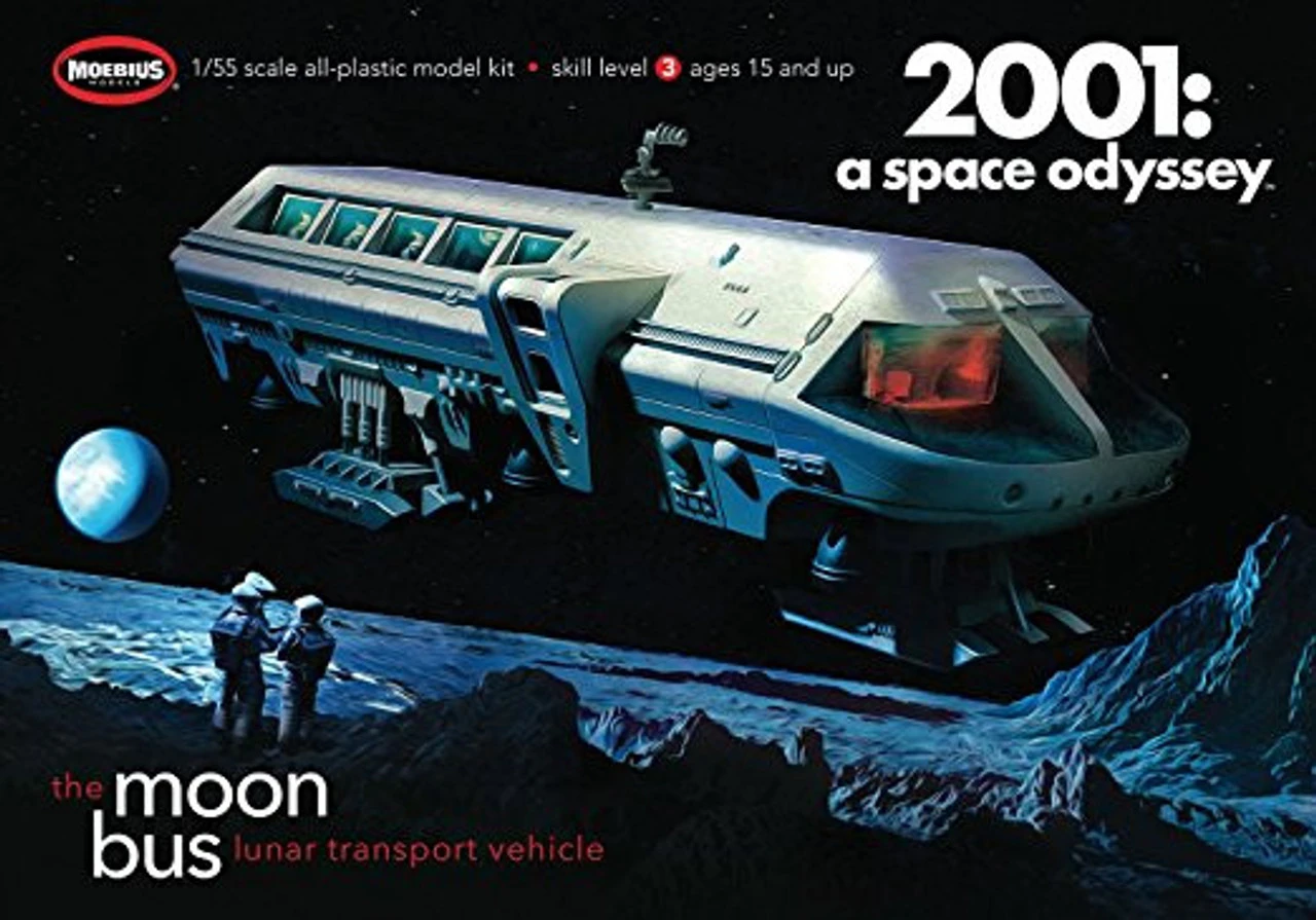 Moebius Models 1/55 2001 Moon Bus Model Kit 1 Moebius Models 1/55 2001 Moon Bus Model Kit