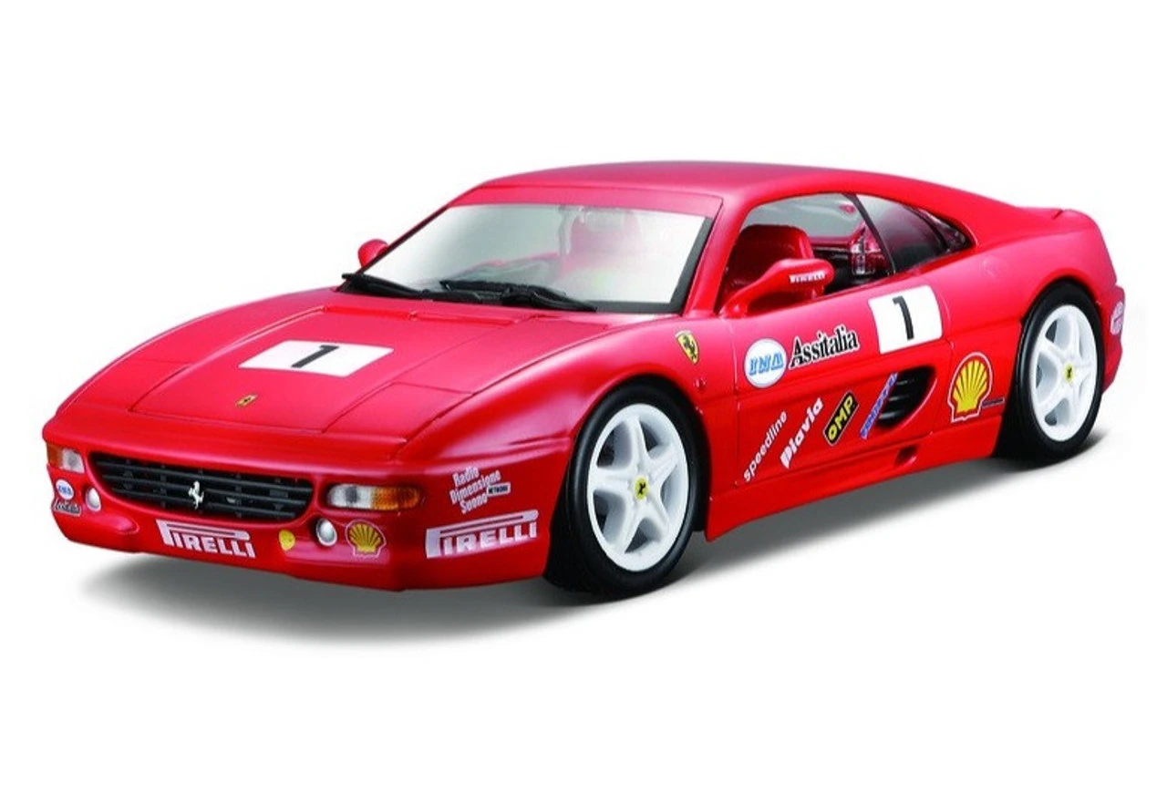 Burago 1/24 Ferrari F355 Challenge Diecast Model 1 Burago 1/24 Ferrari F355 Challenge Diecast Model