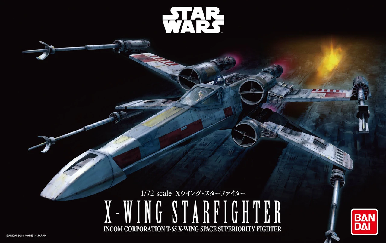Revell 1/72 Ban-Dai X-Wing Starfighter Model Kit 1 Revell 1/72 Ban-Dai X-Wing Starfighter Model Kit