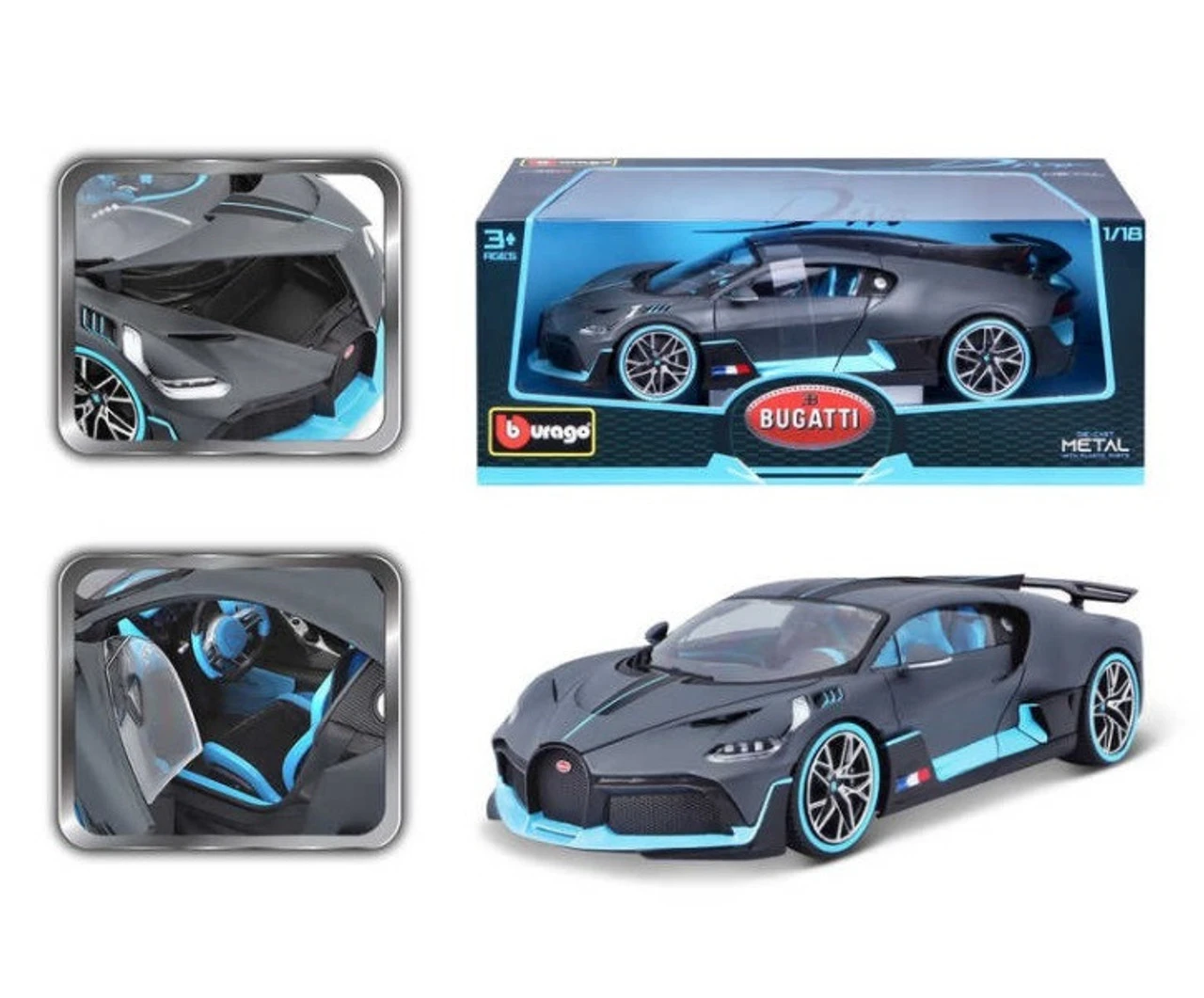 Burago 1/18 Bugatti Divo Diecast Model 5 Burago 1/18 Bugatti Divo Diecast Model - Image 5