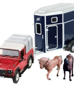 Britains 1/32 Land Rover Horse Set