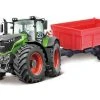 Burago Fendt 1000 Vario With Tipping Trailer Diecast Model