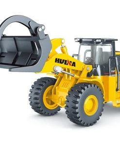 HuiNa 1/50 Fork Truck Loader Static Diecast Model