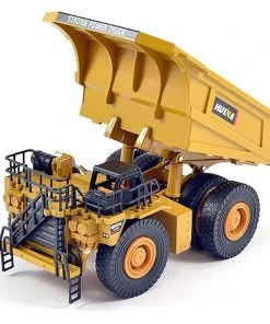HuiNa 1/40 Diecast Dump Truck Static Model