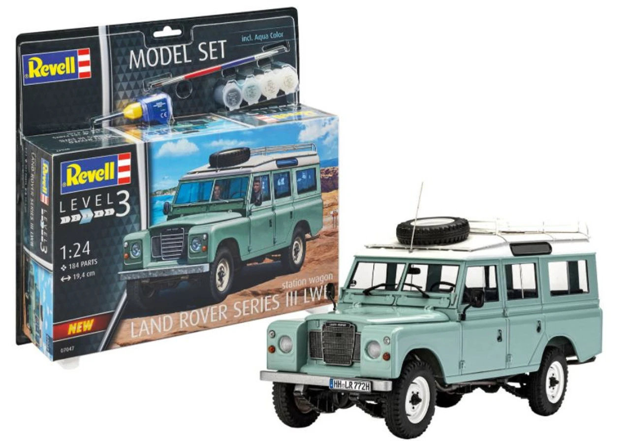 Revell 1/24 Land Rover Series III Starter Set 1 Revell 1/24 Land Rover Series III Starter Set