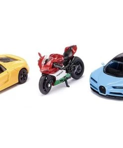Siku 1/87 Sports Cars And Motorbike Diecast Model