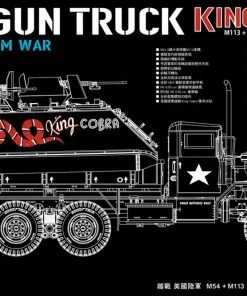 AFV Club 1/35 King Cobra Gun Truck (M54 + M113) Model Kit