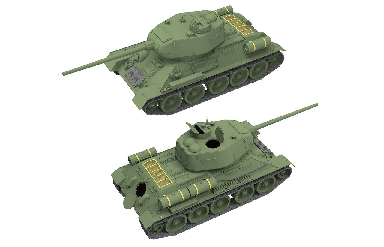 Rye Field Models 1/35 T-34/85 Model 1944 No.174 Factory Model Kit 2 Rye Field Models 1/35 T-34/85 Model 1944 No.174 Factory Model Kit - Image 2