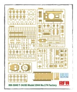 Rye Field Models 1/35 T-34/85 Model 1944 No.174 Factory Model Kit 7 Rye Field Models 1/35 T-34/85 Model 1944 No.174 Factory Model Kit -Games Workshop shop 303798 52542.1676904581