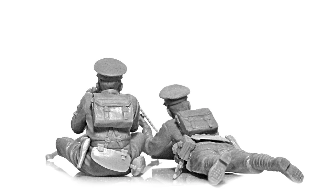 ICM 1/35 WWI British Vickers MG & Crew Model Kit 3 ICM 1/35 WWI British Vickers MG & Crew Model Kit - Image 3