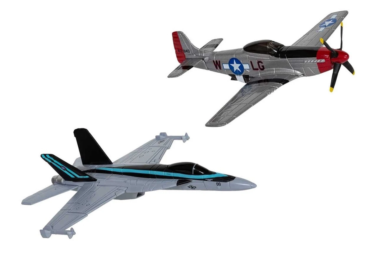 Corgi Maverick’s F A 18 Hornet And P 51D Mustang Diecast Model 1 Corgi Maverick’s F A 18 Hornet And P 51D Mustang Diecast Model