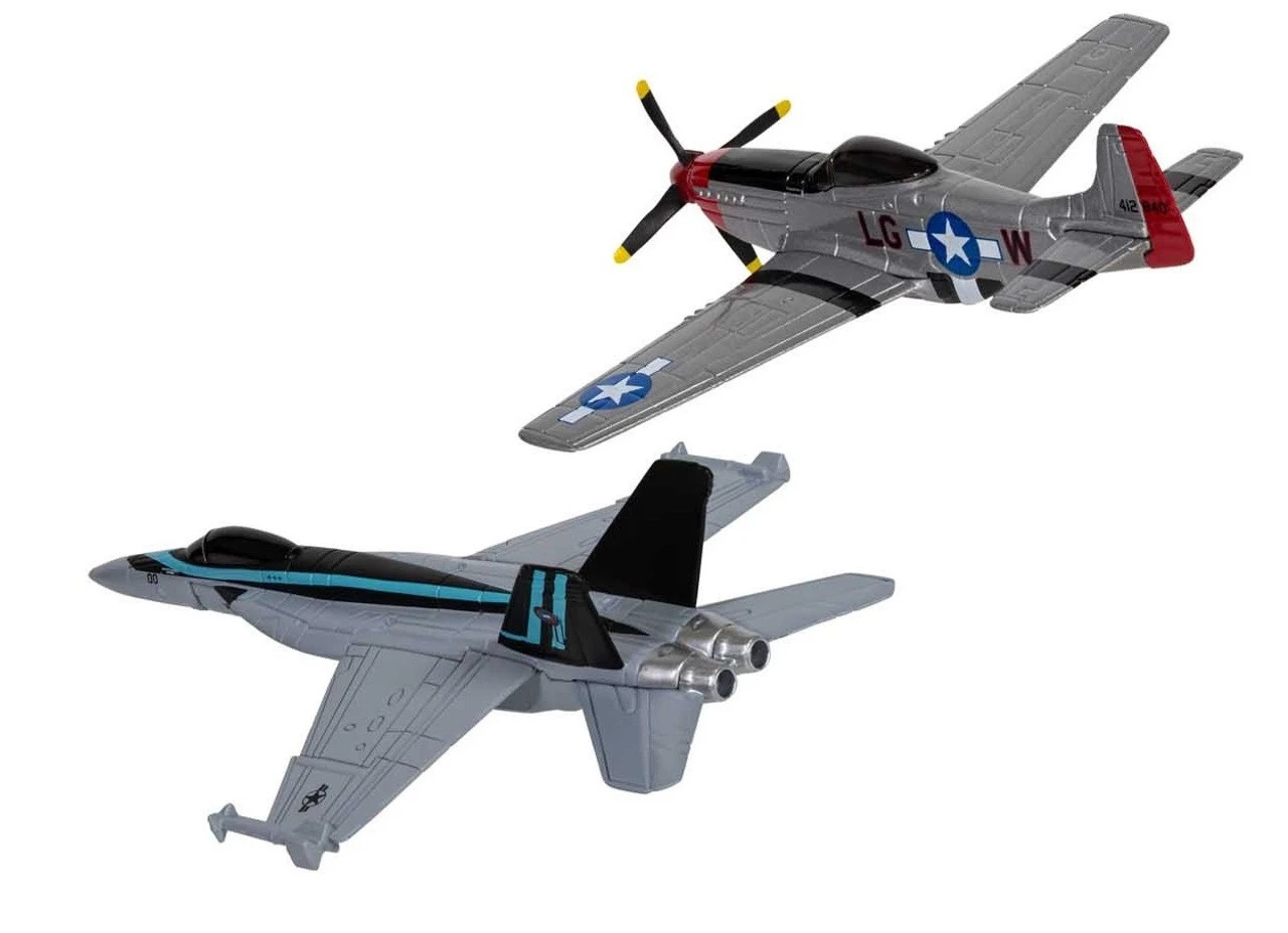 Corgi Maverick’s F A 18 Hornet And P 51D Mustang Diecast Model 2 Corgi Maverick’s F A 18 Hornet And P 51D Mustang Diecast Model - Image 2