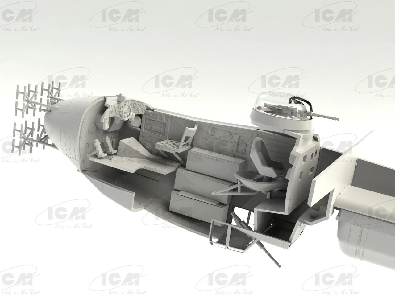 ICM 1/48 Dornier Do-217J-1/2 Model Kit 4 ICM 1/48 Dornier Do-217J-1/2 Model Kit - Image 4