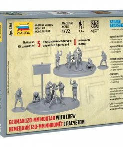 Zvezda 1/72 German 120mm Mortar With Crew 9 Zvezda 1/72 German 120mm Mortar With Crew -Games Workshop shop 311116 92277.1676903843