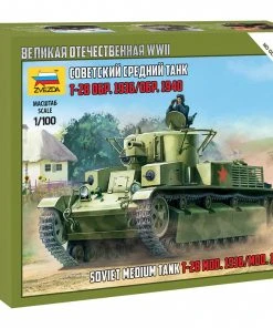 Zvezda 1/100 T-28 Soviet Tank