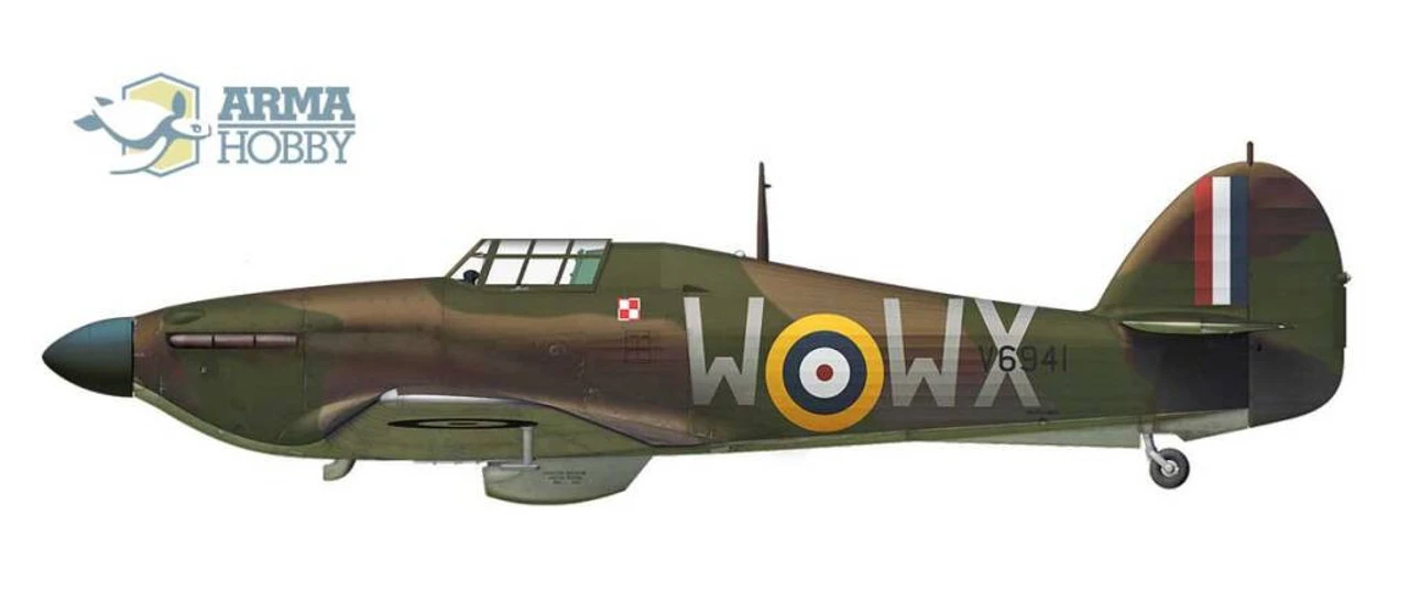 Arma Hobby 1/72 Hawker Hurricane Mk.I Allied Squadrons Model Kit 3 Arma Hobby 1/72 Hawker Hurricane Mk.I Allied Squadrons Model Kit - Image 3