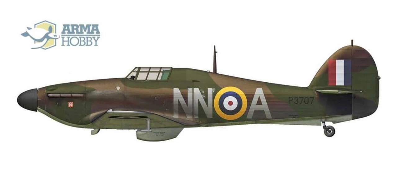 Arma Hobby 1/72 Hawker Hurricane Mk.I Allied Squadrons Model Kit 4 Arma Hobby 1/72 Hawker Hurricane Mk.I Allied Squadrons Model Kit - Image 4