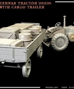 MiniArt 1/35 German Tractor D8506 With Trailer Model Kit -Games Workshop shop 311770 08677.1676903860